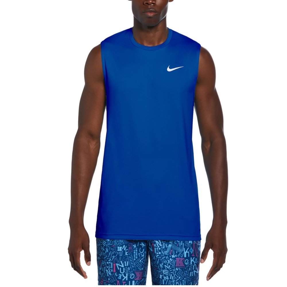 Men's Nike Dri-FIT UPF 40+ Essential Sleeveless Hydroguard Swim‎ Tee Size M NWT